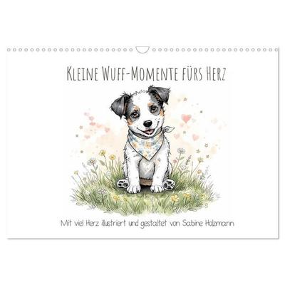 Kleine Wuff-Momente fürs Herz (Wandkalender 2027 DIN A3 quer), CALVENDO Monatskalender