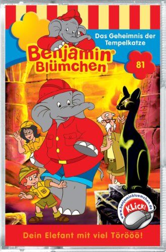 Benjamin Blümchen - Benjamin Bluemchen - Folge 81: Das Geheimnis der Tempelkatze [Musikkassette] [Musikkassette] - Preis vom 11.10.2026 15:43:13 h