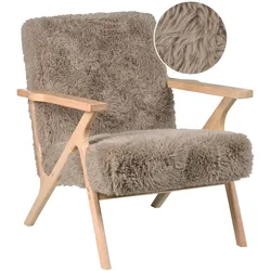 SESSEL Taupe Kisa