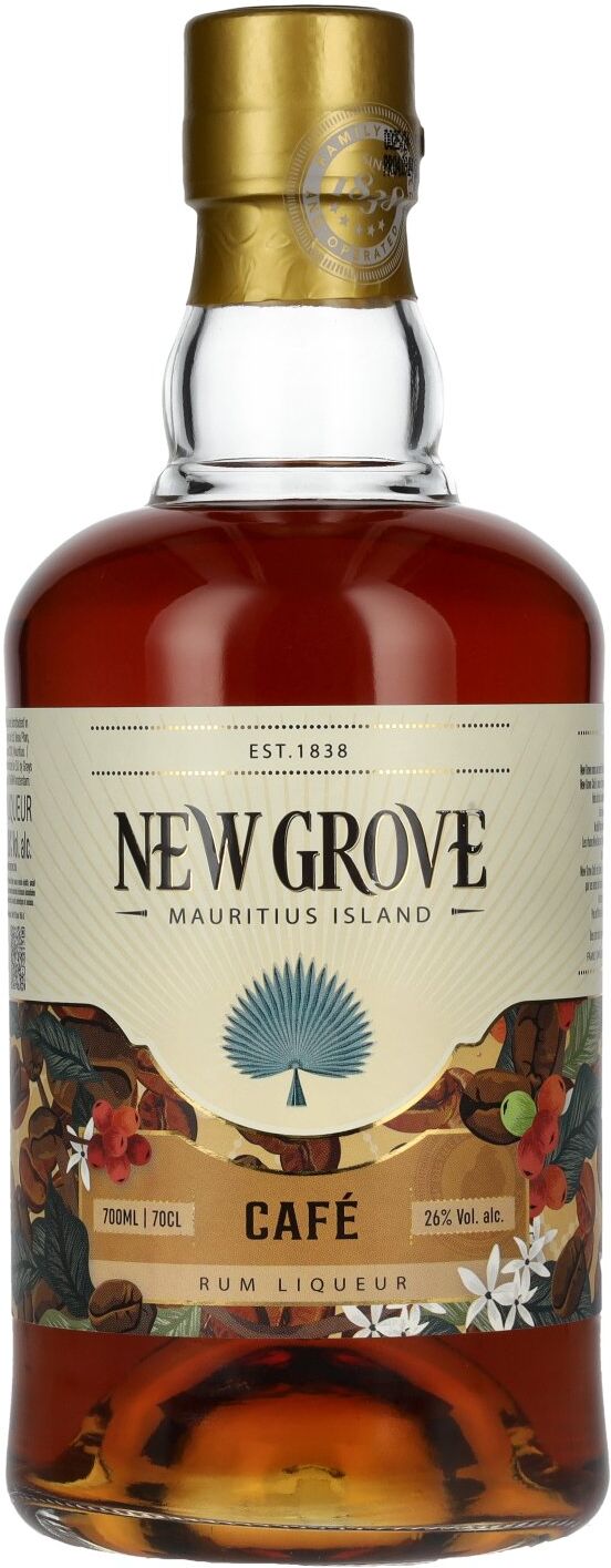 New Grove Rum New Grove Café Liqueur of Mauritius 26% Vol. 0,7l
