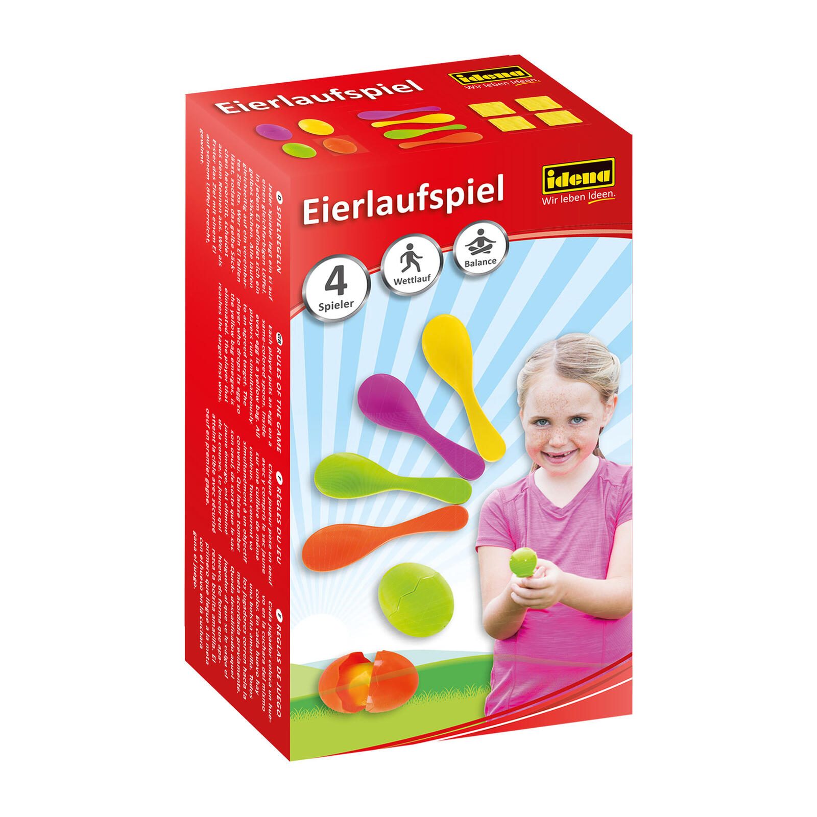 Idena Eierlaufspiel Geschicklichkeitsspiel 40074