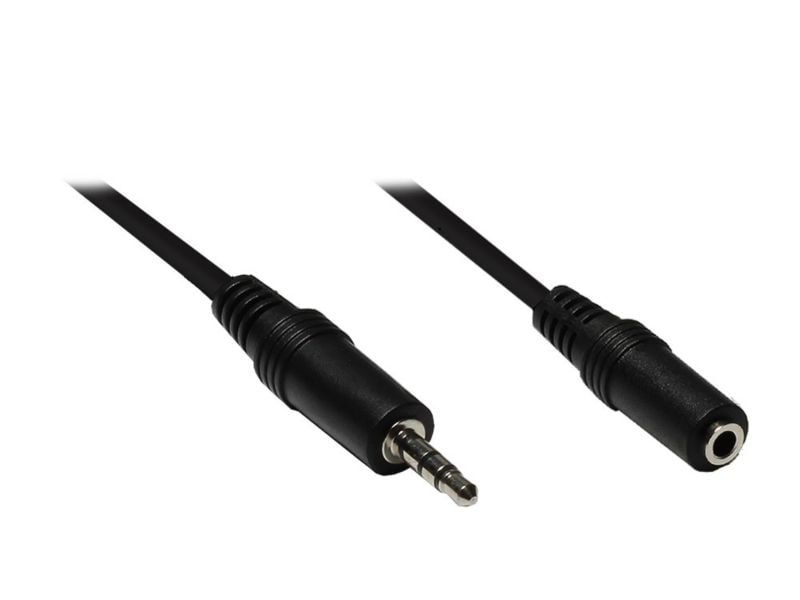 Good Connections 3,5mm Klinkenverlängerung 5m schwarz AS-35V5