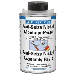 Anti-Seize Nickel Montagepaste | Schmier- und Trennmittelpaste hochtemperaturbeständig | 0,5 kg | anthrazit