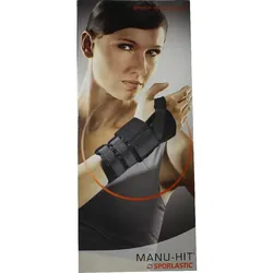 Manu-Hit L 07031 M Schw Handgelenkbandage 18cm 1 ST