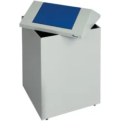 Stumpf & Kossendey Putzwollkasten, Abfalleimer, Blau, Grau