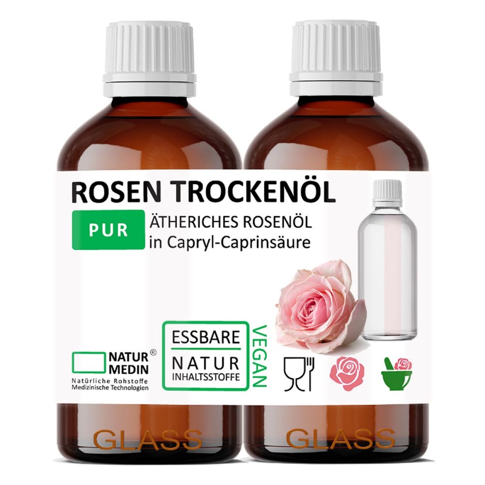 Falkengold GmbH Naturmedin Gesichtsöl Rosen Trockenöl Glas 08107085