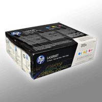 3 HP Toner CF440AM 312A Multipack CMY