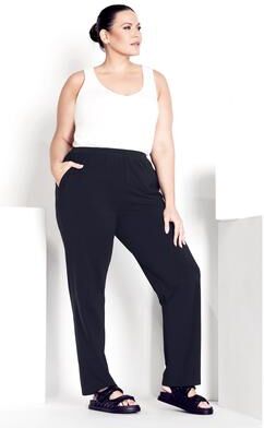 Plus Size Women's Active Pant by Avenue in Navy (Size 26/28)
