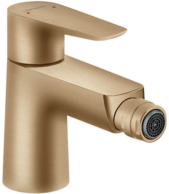 Hansgrohe Talis E Bidet-Einhebelmischer 71720140 brushed bronze, mit Ablaufgarnitur