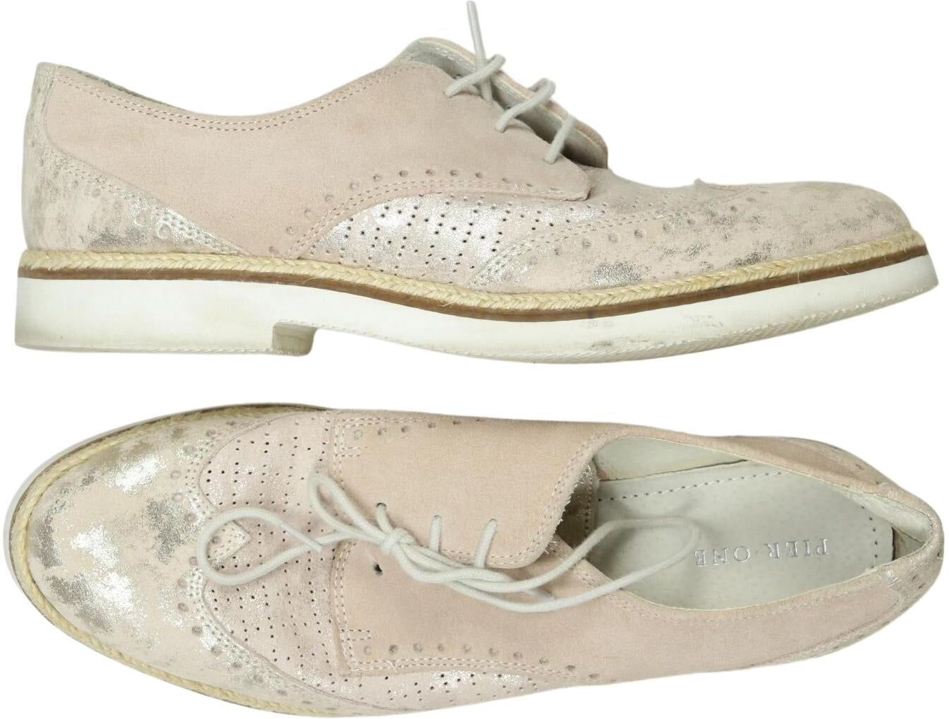 pier one Damen Halbschuh, Mehrfarbig, Gr. EU 39, Leder - Second Hand
