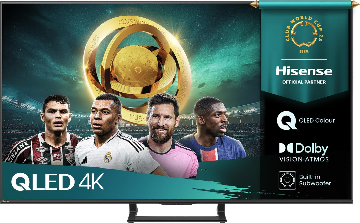 Hisense 55A7Q QLED Smart TV 4K UHD 55 inch zwart