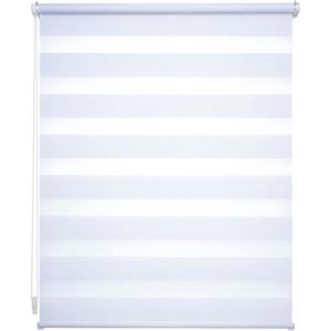 Liedeco Rollo Klemmfix, lichtdurchlässig, weiß, 120 x 160cm, Doppelrollo, zum Klemmen, ohne Bohren