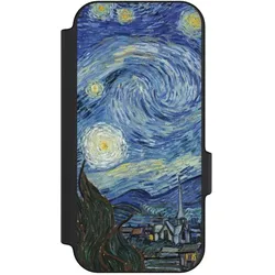 Nivocase Klapphülle für Google Pixel 11 Handyhülle aus Kunst Leder NIVOflip schwarz Kunst The Starry Night (Google Pixel 11), Smartphone Hülle, Schwarz