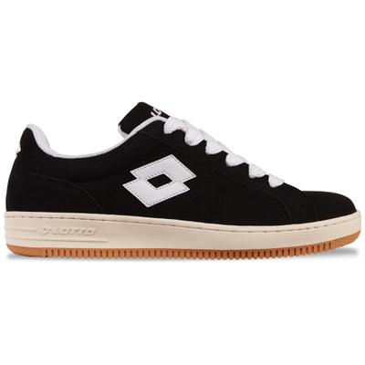 Sneaker LOTTO, Damen, Gr. 38, schwarz-weiß (schwarz, weiß), Synthetik, mehrfarbig, Schuhe Sneaker, - in angesagtem Y2K Design