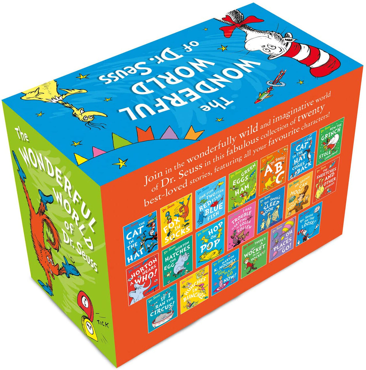 HARPERCOLLINS The Wonderful World of Dr. Seuss: A Classic Childrens Stories Collection, Illustrated Beginner Reading Book from award-winning Dr.Seuss