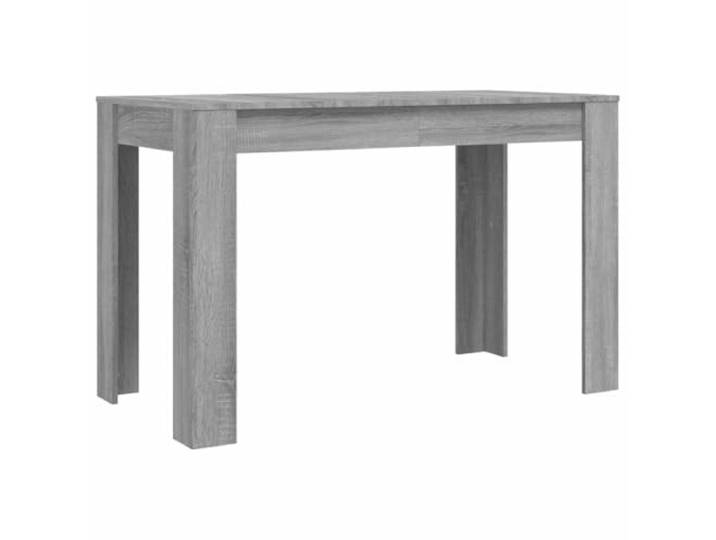 KDACVBMG Esstisch Sonoma, grau, 120 x 60 x 76 cm, aus Holz Minimalistischer Stil, eleganter Charme, Küche, Esszimmer, vielseitige Verwendung, Reinigung mit feuchtem Tuch