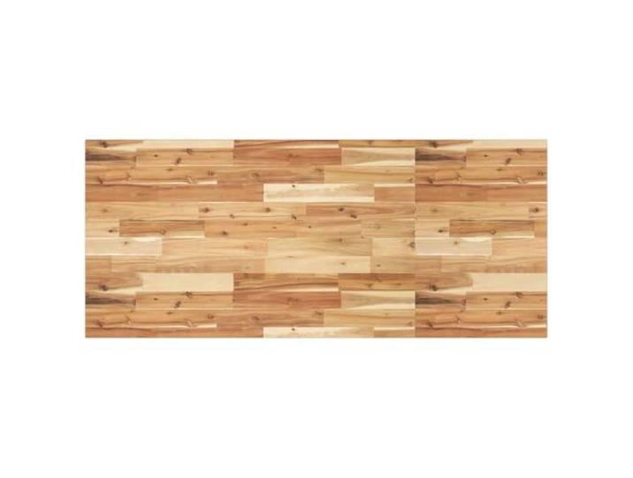 GFDWPUY Akazienholz Tischplatte Rechteckig 120x60x2 cm Massives Tropenholz, Vielseitig für Esszimmer, Küche, Büro, Pflegeleicht