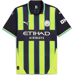 PUMA Herren Fantrikot MCFC Away Jersey Replica, Größe L in Schwarz Schwarz