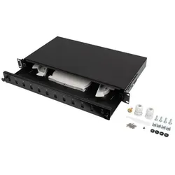 Lanberg FOP1-12SS-LDB Patch Panel 1U