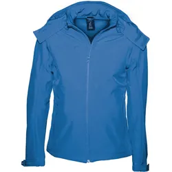 B&C Men's Hooded Softshell, azure, 2XL