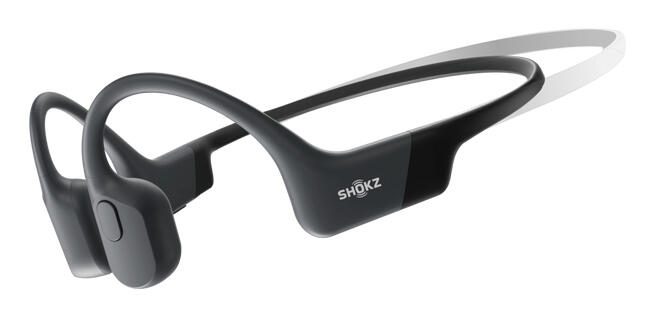 SHOKZ OpenRun Mini Sport Knochenschall Kopfhörer mit Mikrofon - schwarz S806-MN-BK