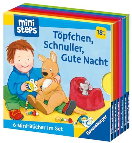 Ava-Barb Yaga - ministeps: Mein erster Bücher-Würfel: Töpfchen, Schnuller, Gute Nacht (Bücher-Set) (ministeps Bücher) - Preis vom 09.10.2026 07:28:09 h
