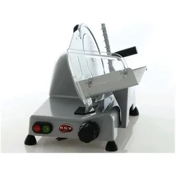 RGV AF 200 AM Elektrische Schneidemaschine 110 W Edelstahl Aluminium, Edelstahl, Aufschnittmaschine, Silber