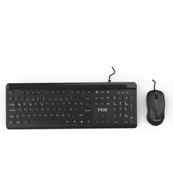 Inca IMK-377 Tastatur Maus enthalten Büro USB Schwarz