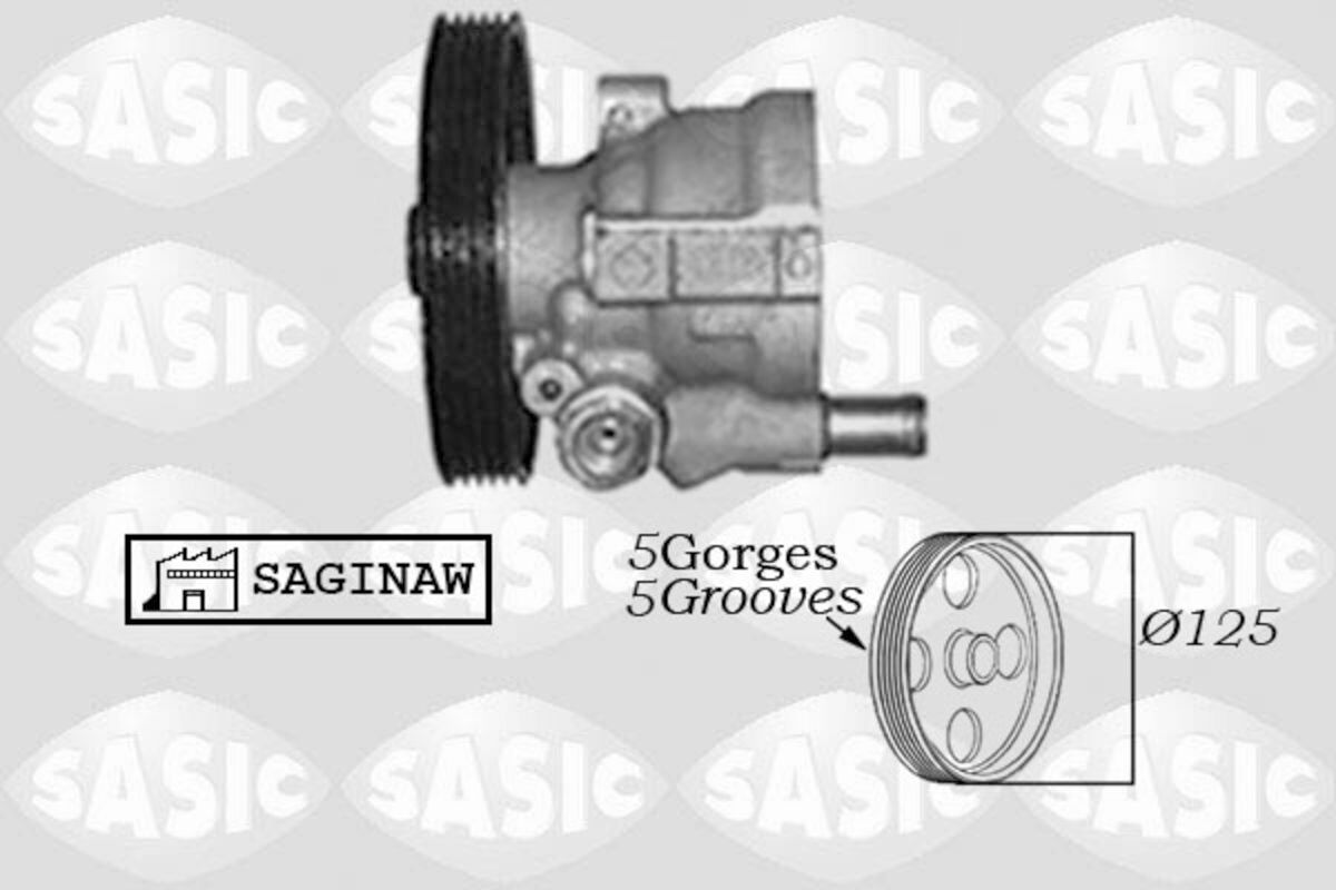Hydraulikpumpe, Lenkung SASIC 7074002