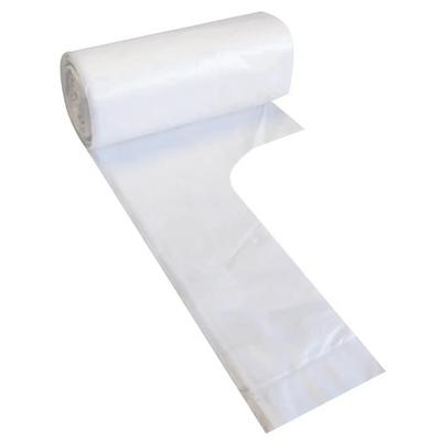 Müllbeutel mit Griff aus HDPE – 75 × 65 cm – Transparent – 50 Stück – RyanPack