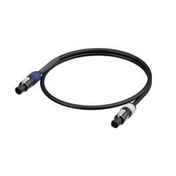 Neutrik 1036417 Strom Anschlusskabel Schwarz 3 m