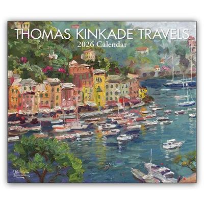 Thomas Kinkade: Travels – Reisen 2026, Kalender von Andrews McMeel Publisher, Brown Trout-Auslieferer Flechsig, 978-1-5248-9679-9