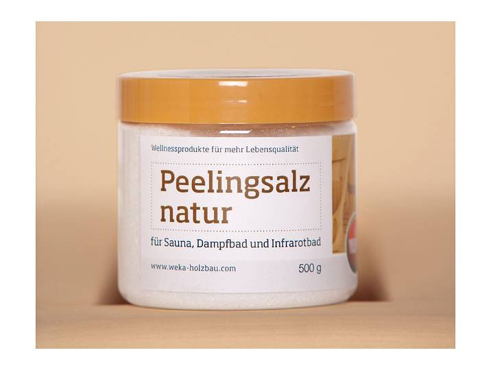 Sauna Peelingsalz Natur 0.5 kg