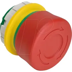 ID XW BV3SG12R - Not-Aus Taster, 22 mm, E-Stop, Not-Halt, Lötanschluss kurz