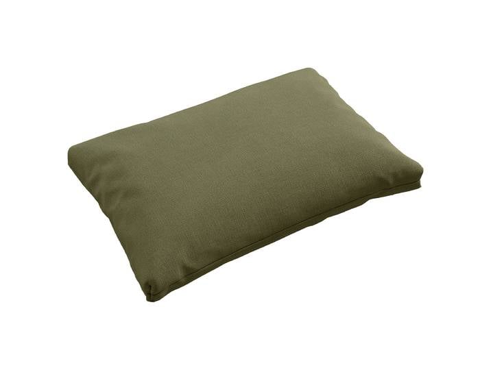 Coussin en forme de pointe Vert 60 x 40cm Tissu Esila