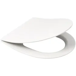 Plieger, WC Deckel, Nola Kansas Slim D-Shaped Toilet Seat