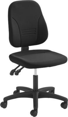 Prosedia Bürostuhl YOUNICO PLUS 3, Permanentkontakt, ohne Armlehnen, niedrige 3D-Rückenlehne, schwarz