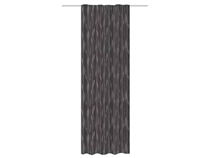 HOME WOHNIDEEN Noche 85198 Rideau à Bandes occultantes\, Motif Jacquard\, 245 x 140 cm (Hauteur x Largeur)\, Couleur : Anthracite