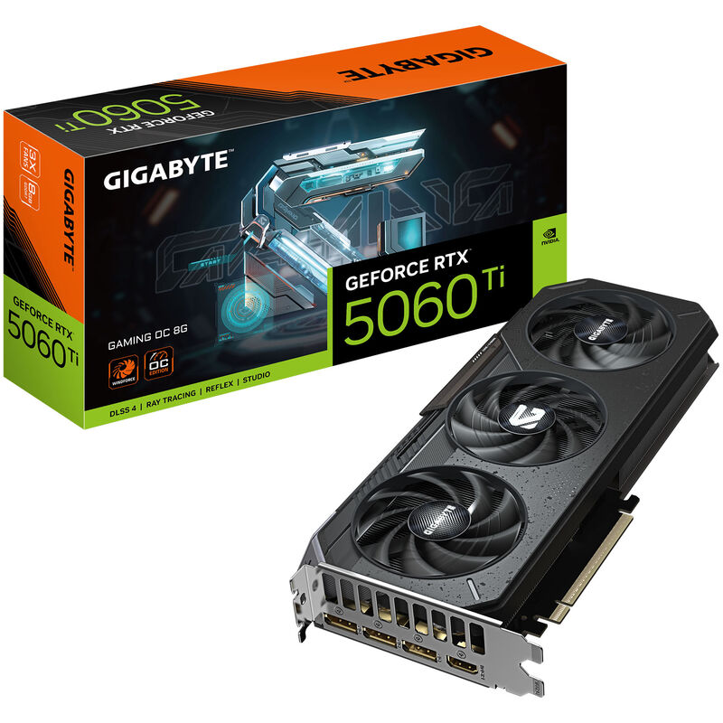 Gigabyte GeForce RTX 5060 Ti Gaming OC, 8192 MB GDDR7
