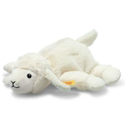 Steiff 242601 - Floppy Linda Lamm, liegend, weiß, Plüsch, 20 cm