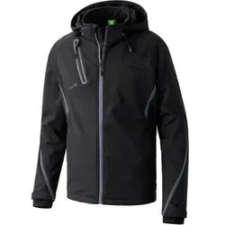 ERIMA Herren Jacke Softshelljacke Funktion, Größe S in Schwarz black/anthrazit