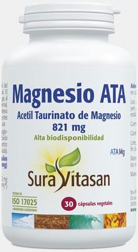 SURA VITASAN MAGNESIO ATA 30 CAPSULAS VEGETAIS