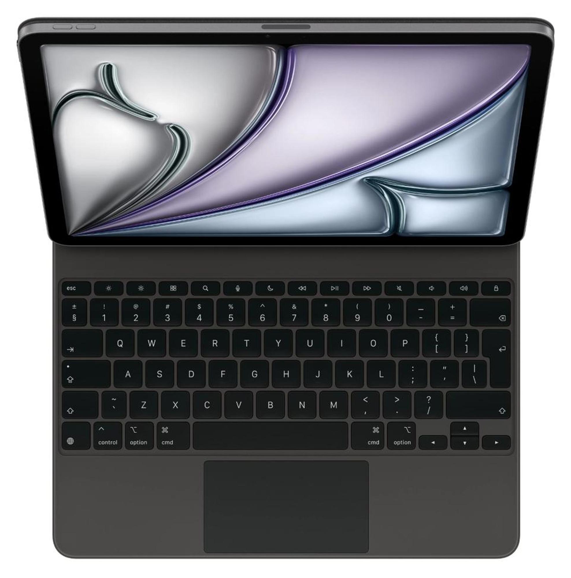 Tastaturhülle für Apple iPad Air 13" (M3/M2), Magic Keyboard, rumänisches Layout, Schwarz