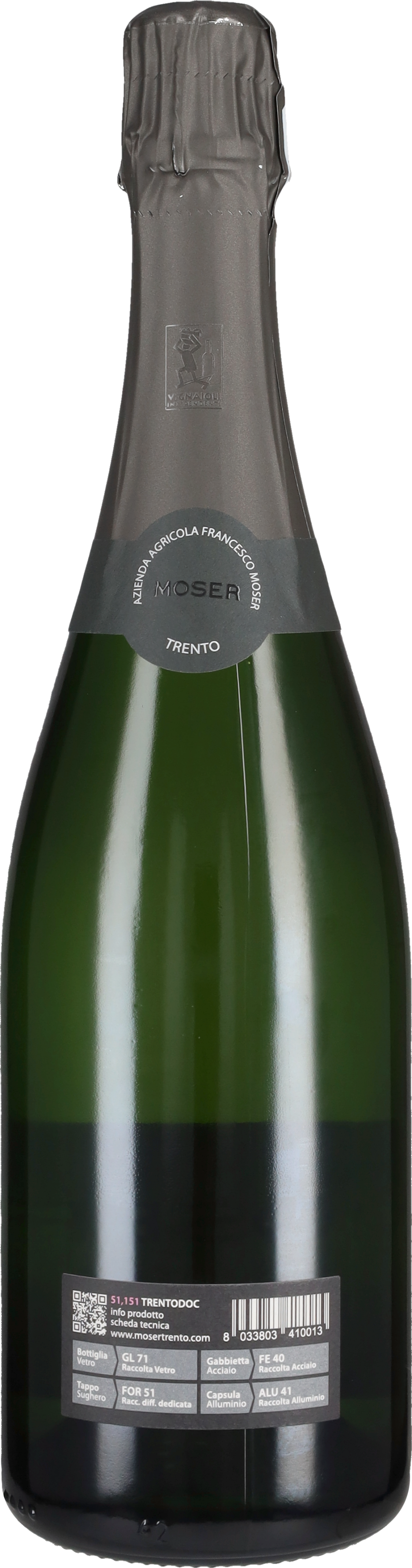 Trento Spumante Brut '51,151' Moser