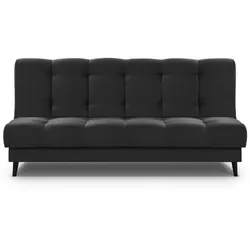 3-SITZER Schlafsofa Nancy schwarz