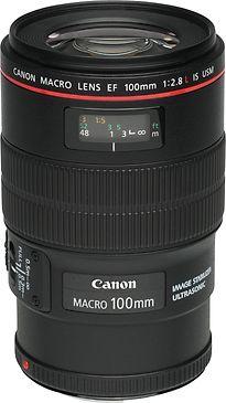 Canon EF 100 mm F2.8 IS L USM 67 mm Filtergewinde (Canon EF Anschluss) schwarz