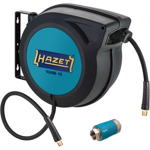 Hazet Druckluftschlauchtrommel 9040N/2, 15 + 0,9m, 20 Bar, 3/8 Zoll, mit Sicherheitskupplung, Automatik