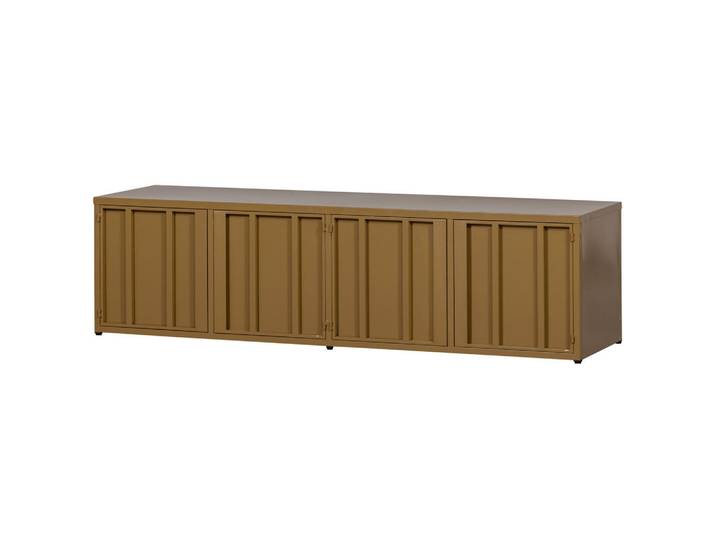 Livetastic Lowboard Level, Honig, Metall, 2 Fächer, 160x44x44 cm, stehend, Wohnzimmer, Wohnwände, Lowboards, Lowboards stehend