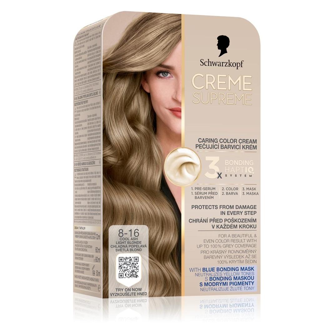 L'Oréal Paris Schwarzkopf Creme Supreme Hair Color Shade 816 Cool Ash Blonde (816 Cool Ash Blonde) (64423747)