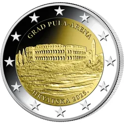 2 Euro Kroatien 2025 Pula Arena
